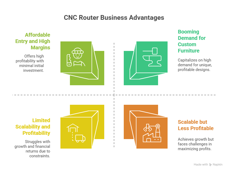 CNC Router Business Advantages