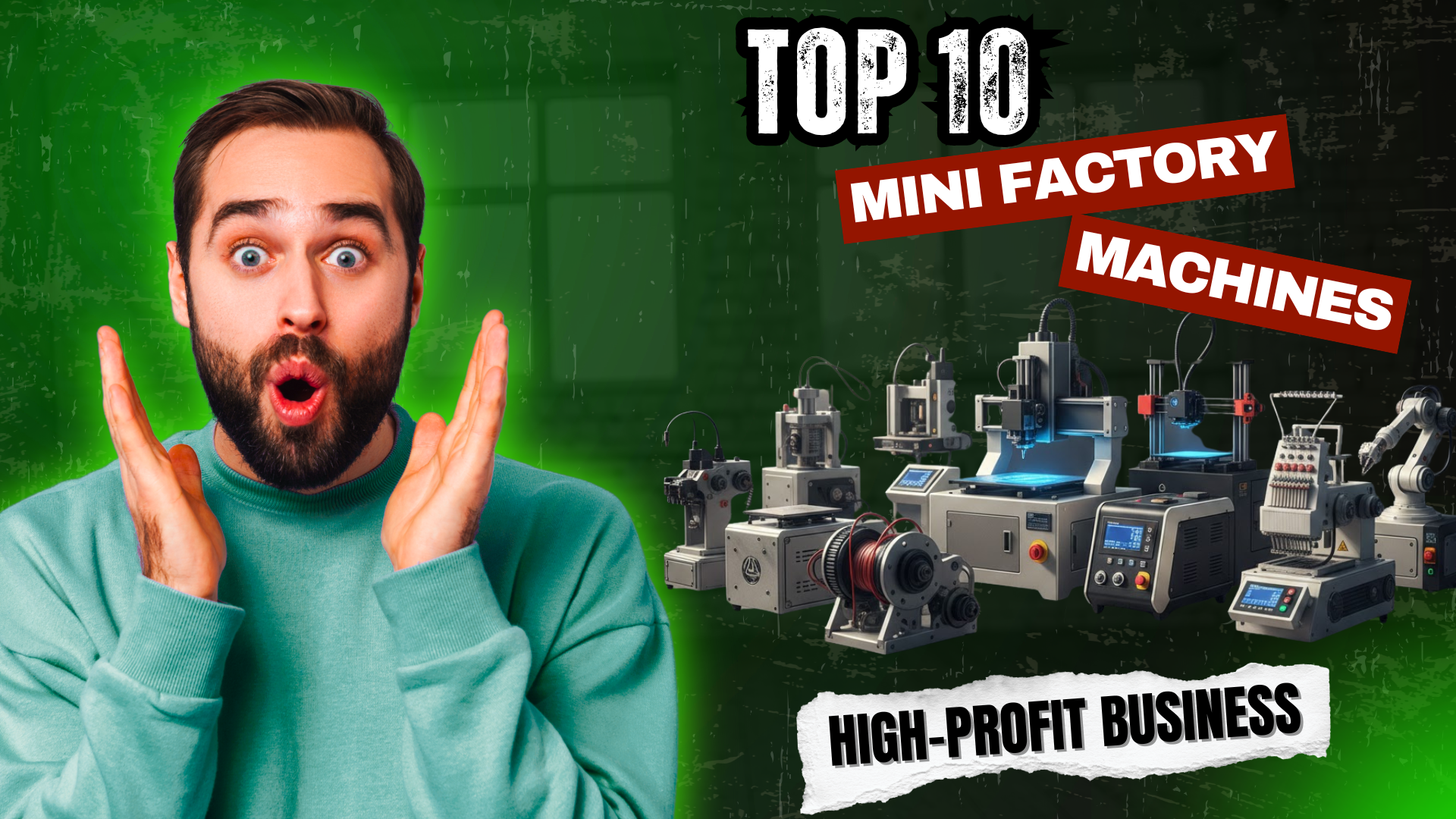 Top 10 Mini Factory Machines for a High-Profit Business